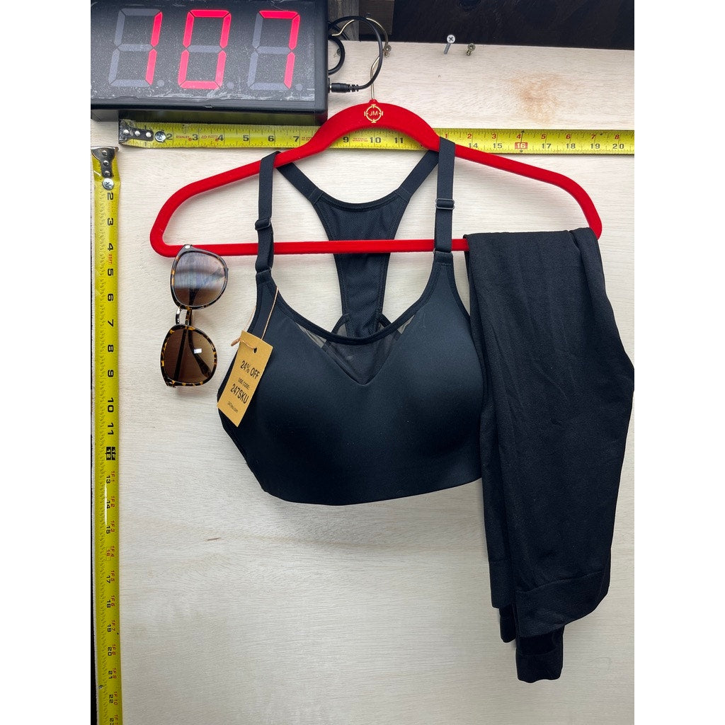 All In Motion Sports Bra Leggings Sunglasses Bundle Black S