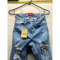 Wax Jean Butt I Love You Womens 1/25 Distressed Skinny Jeans