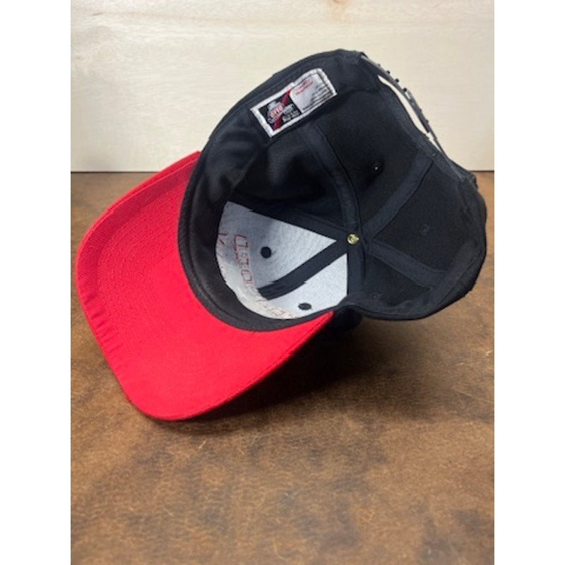 Concord American Little League Black Red Snapback Baseball Cap Hat
