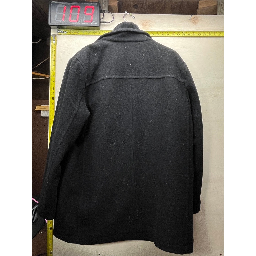 Marc New York Andrew Marc Black Quilted Lined Coat Mens XL