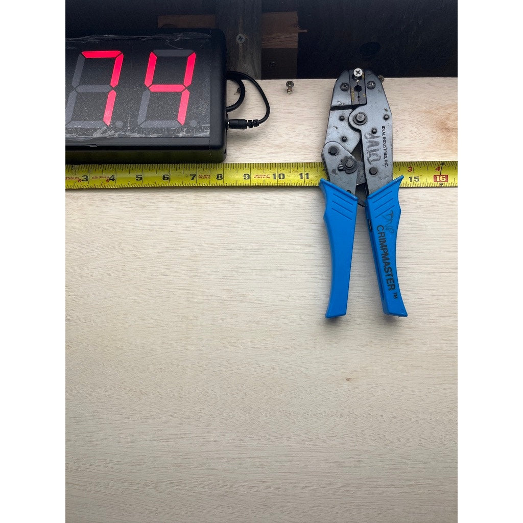Ideal Crimpmaster Coax BNC Cable Crimping Tool Working