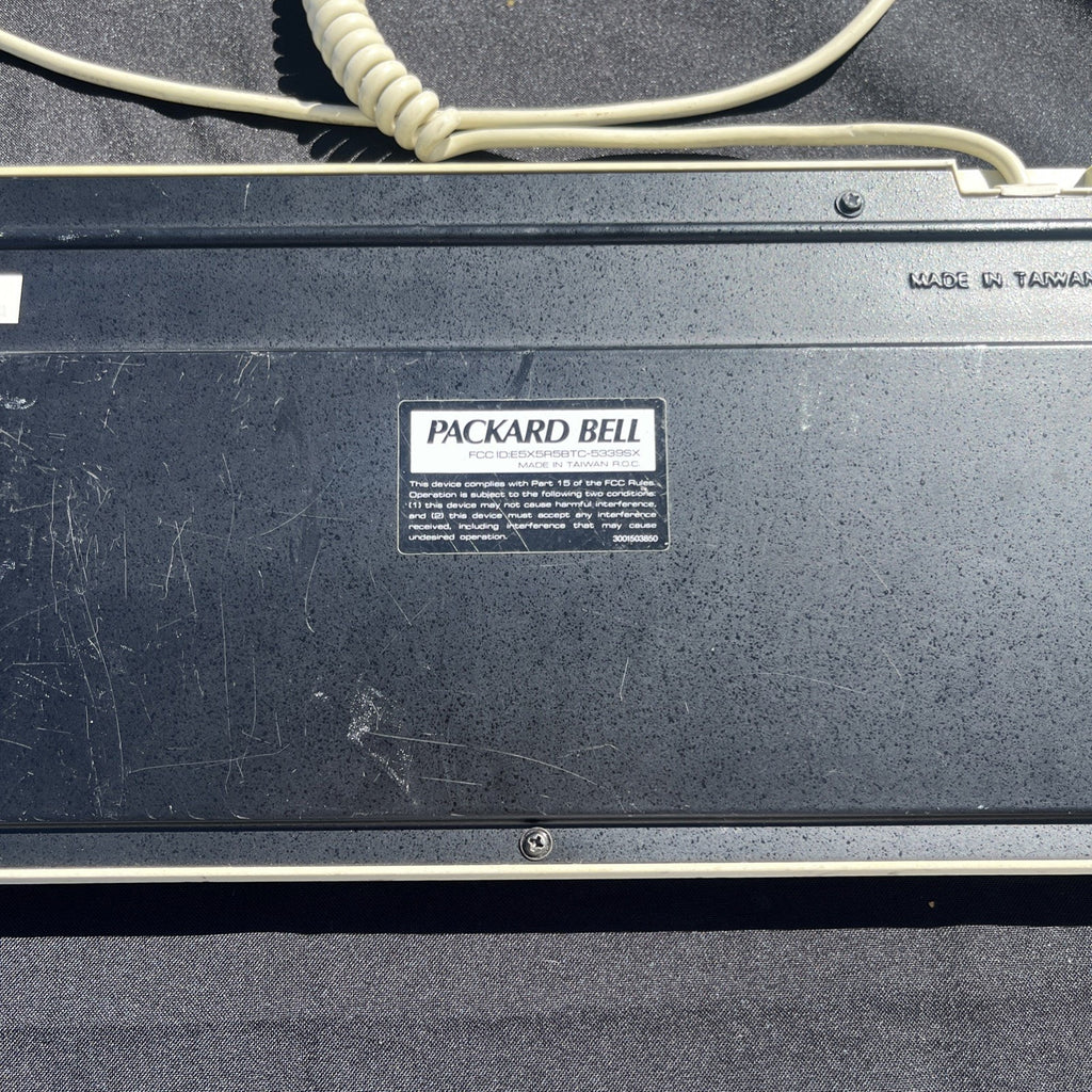 Vintage Packard Bell BTC 5339 Keyboard AT DIN Retro PC Computer Mechanical