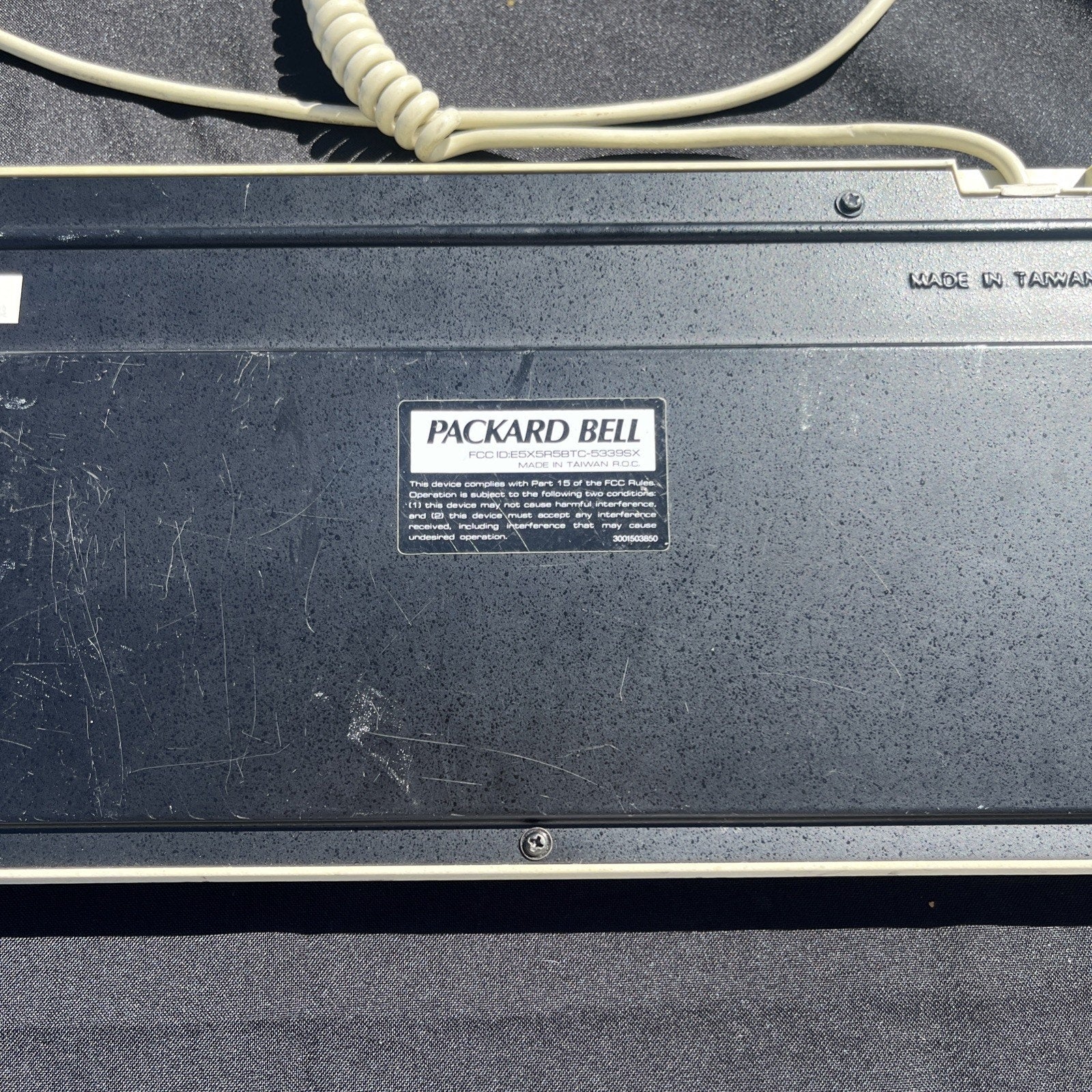 Vintage Packard Bell BTC 5339 Keyboard AT DIN Retro PC Computer Mechanical