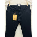 Cover Stitched Womens Black Skinny Pants Stretch Casual