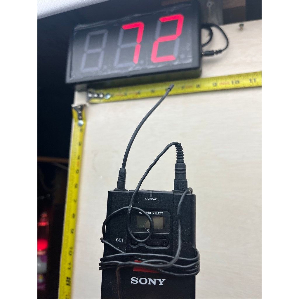 Sony UWP Wireless Mic Set UTX-B2 UTX-P1 URX-P2 Tested Working