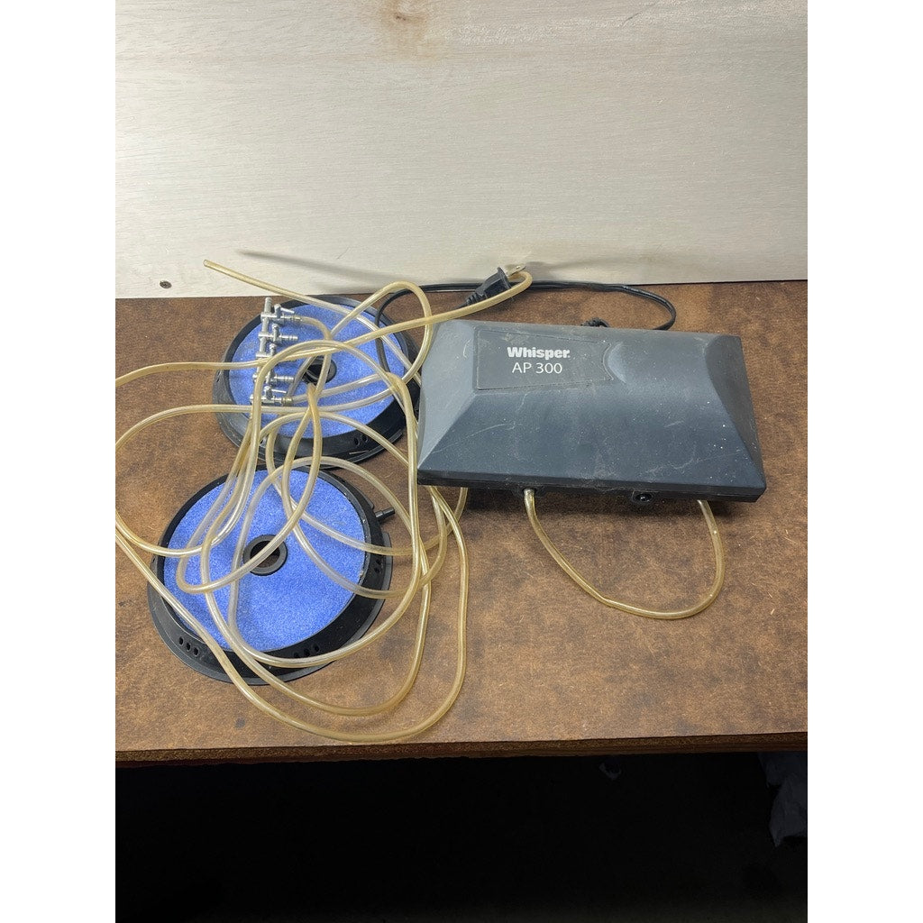 Tetra Whisper AP300 Aquarium Air Pump with Air Stones Tubing