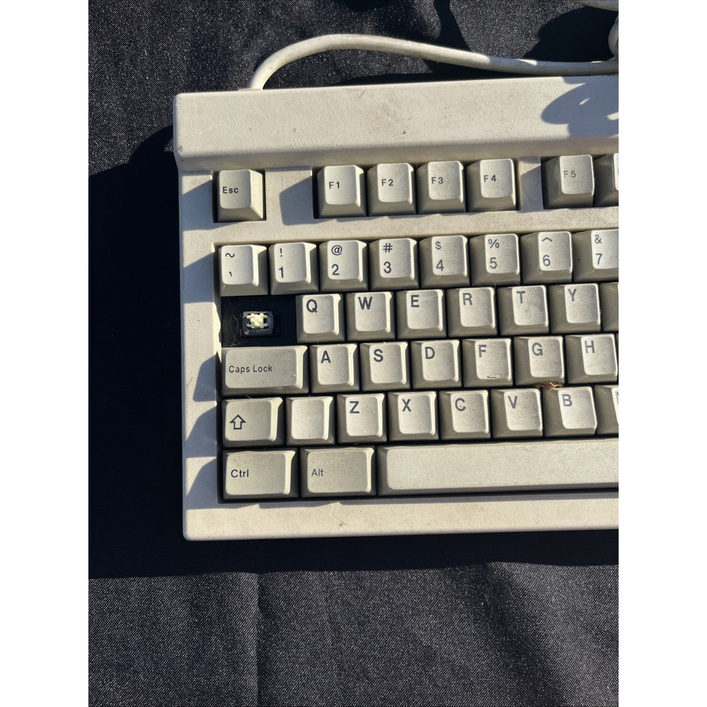 Vintage QX-101 Mechanical Keyboard Model QX-101 PS/2 Beige Keyboard Parts