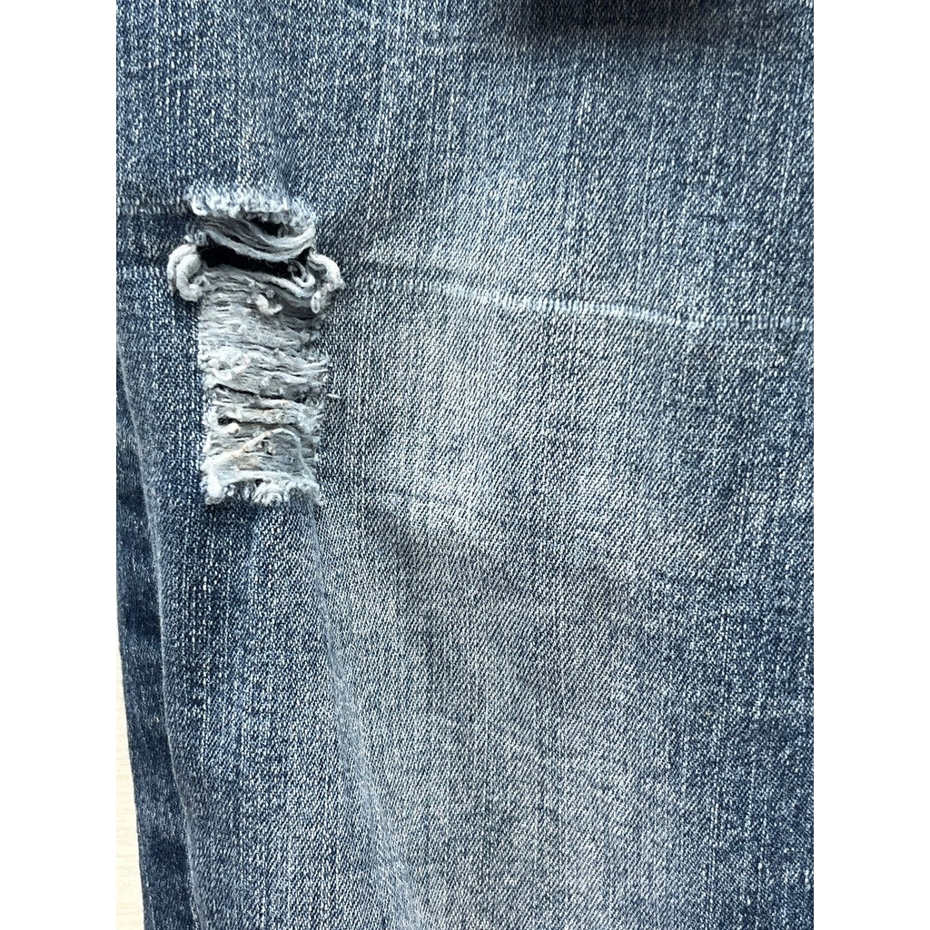 Paris Blues Womens Size 3 Distressed Stretch Bootcut Jeans