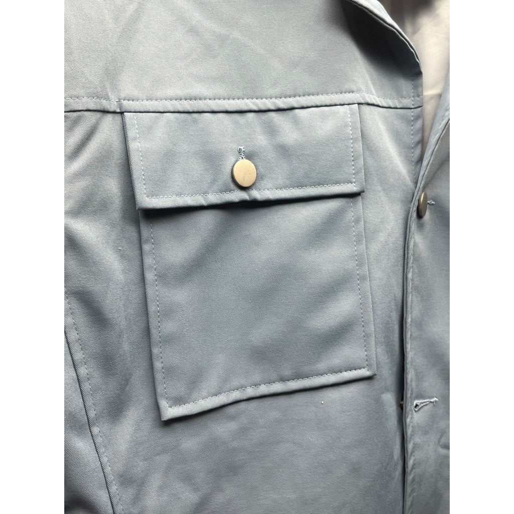 Realtakai 2XL Blue Snap Front Chore Jacket New With Tags