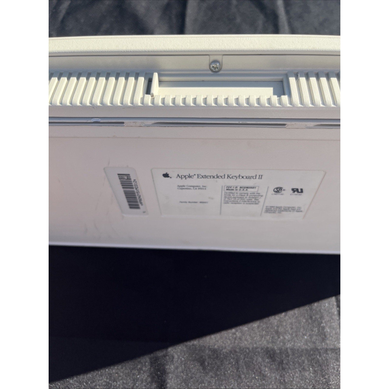 Vintage Apple Extended Keyboard II M3501 Mechanical Keyboard ADB Beige Classic