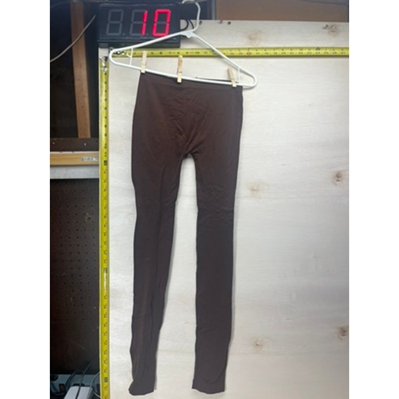 Miss Juli Womens S M Brown Stretch Footless Leggings Tights