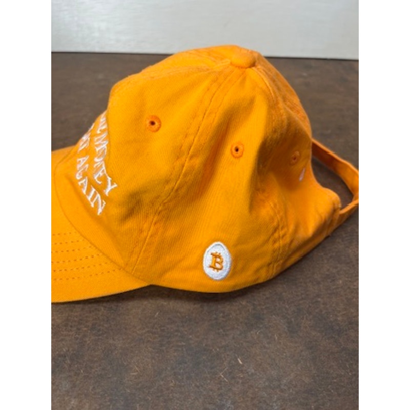 BitcoinIRA Orange Make Money Great Again Adjustable Baseball Cap Hat