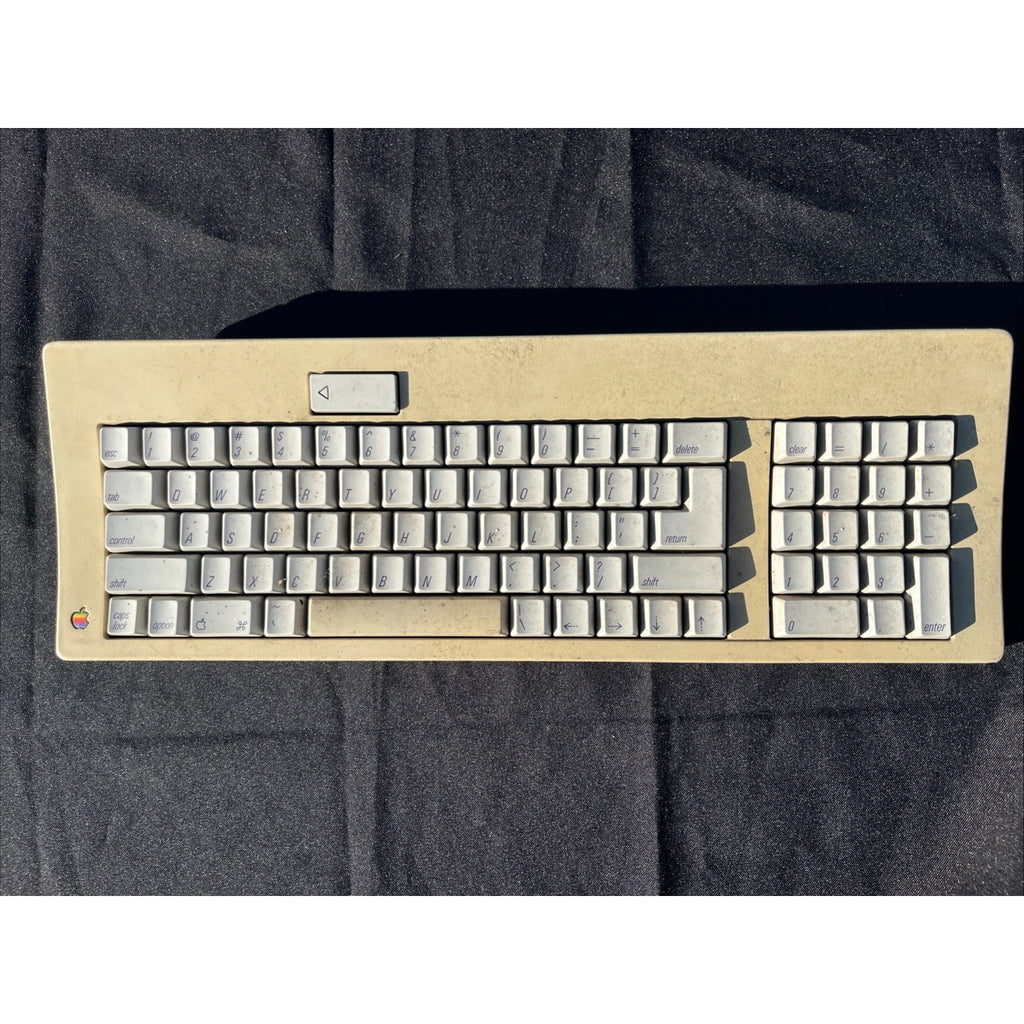 Apple Keyboard II M0487 Vintage ADB Mechanical Keyboard Extended Numeric Keypad