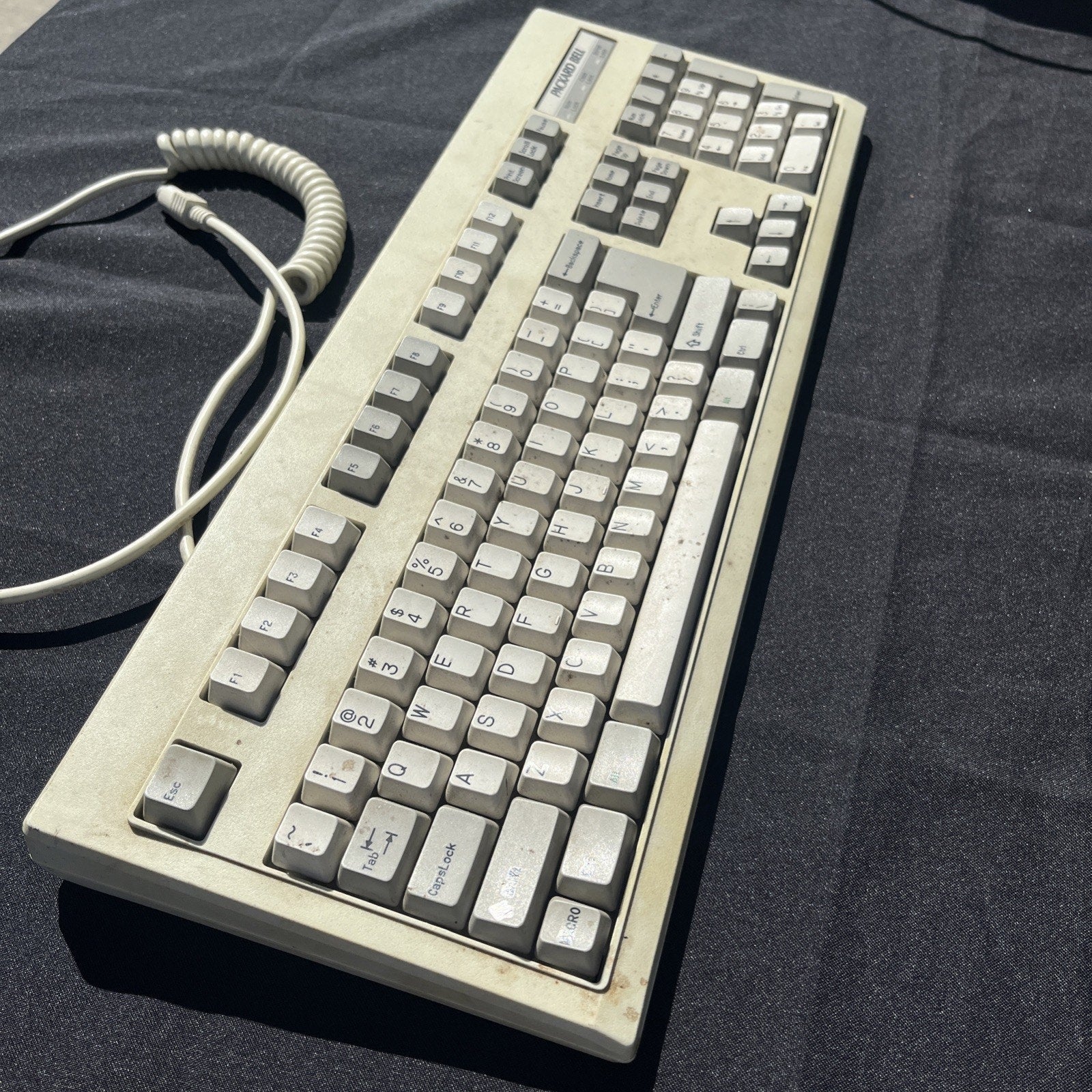 Vintage Packard Bell BTC 5339 Keyboard AT DIN Retro PC Computer Mechanical