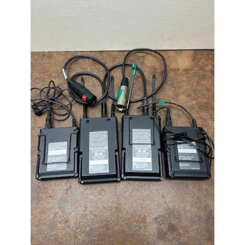Pair Sony UWP URX-P2 UTX-B2 Wireless Mic Sets Tested Working
