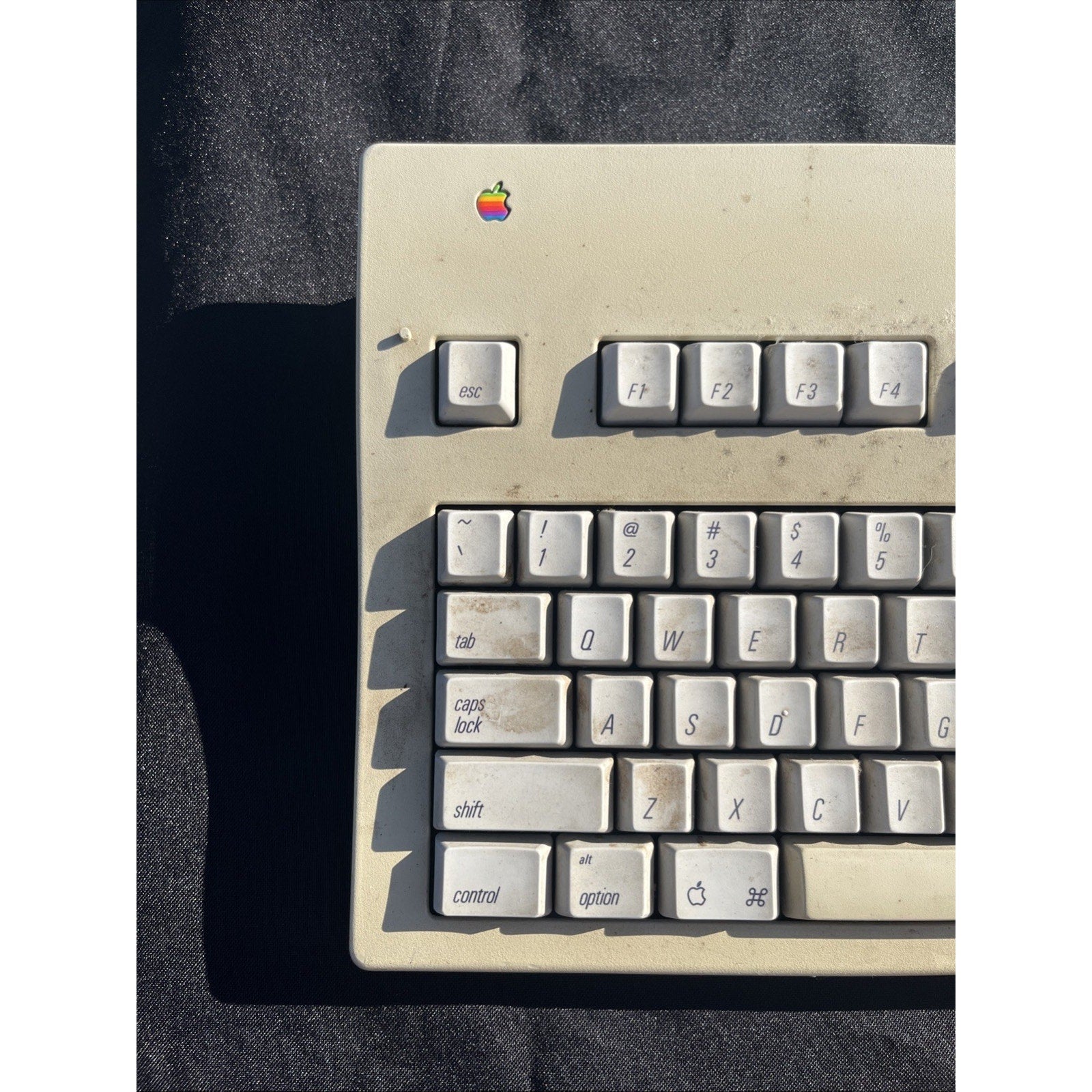 Vintage Apple Extended Keyboard II M3501 Mechanical Keyboard ADB Beige Classic