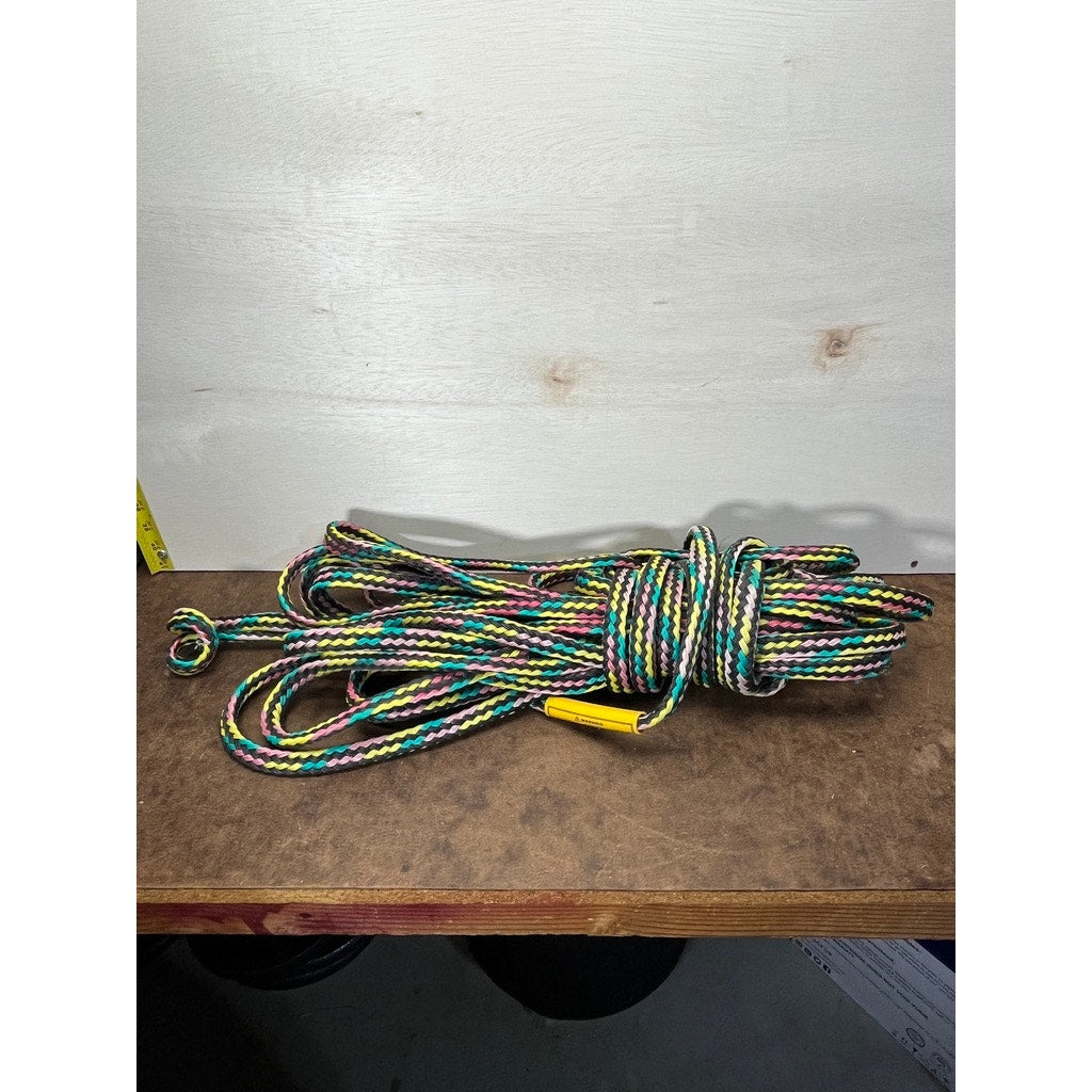 Long Multi Color Braided Water Ski Tow Rope