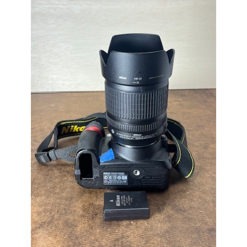 Nikon D3100 DSLR Camera 18-105mm VR Lens Battery 3980 Shutter