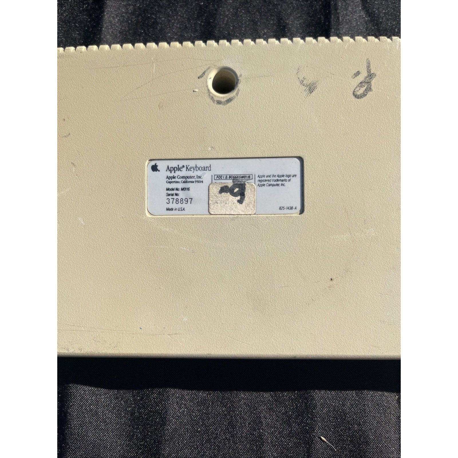 Apple Keyboard II M0487 Vintage ADB Mechanical Keyboard Extended Numeric Keypad