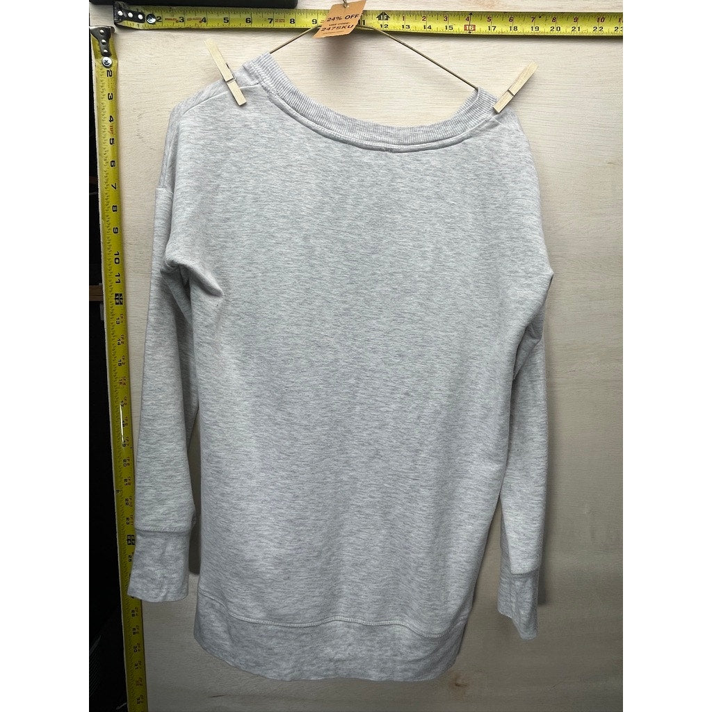 Workshop Republic Clothing Womens Gray Sweatshirt Tunic Size XS