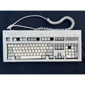 Vintage 83A3SE Keyboard Made In USA Mechanical Computer Keyboard Coiled Cable