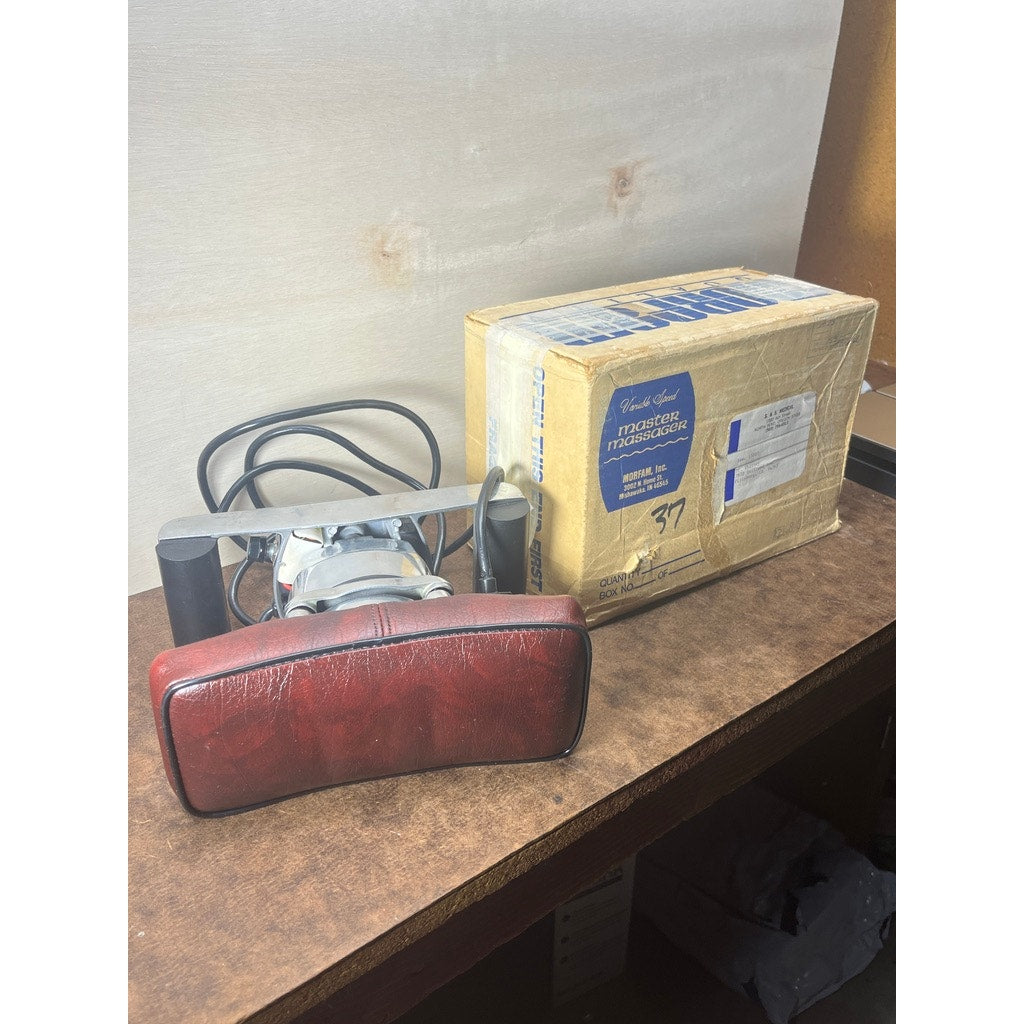Vintage Morfam Master Massager Variable Speed with Original Box
