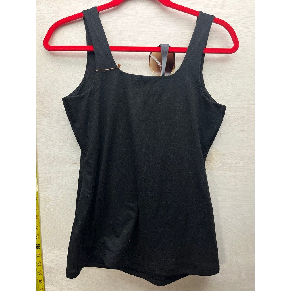 Xieerduo Womens Black Tank Top Size M With Sunglasses