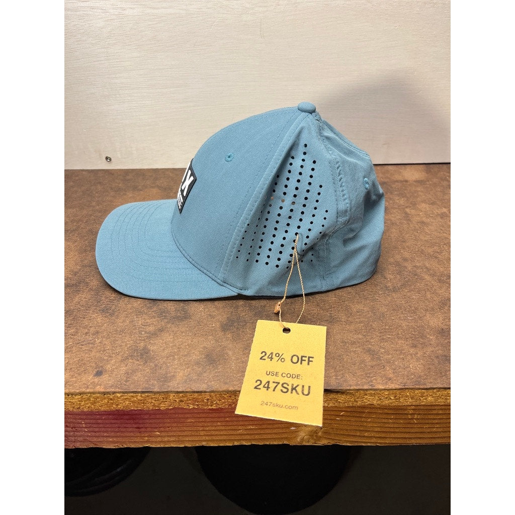 Fox Flexfit Blue Performance Baseball Cap Hat Size S/M