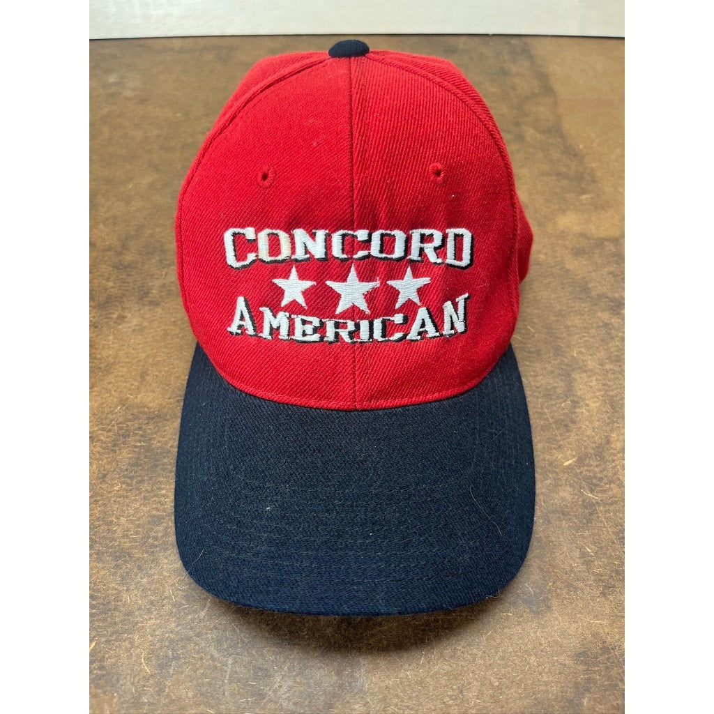 Concord American Little League All Star Red Black Snapback Cap 2000s