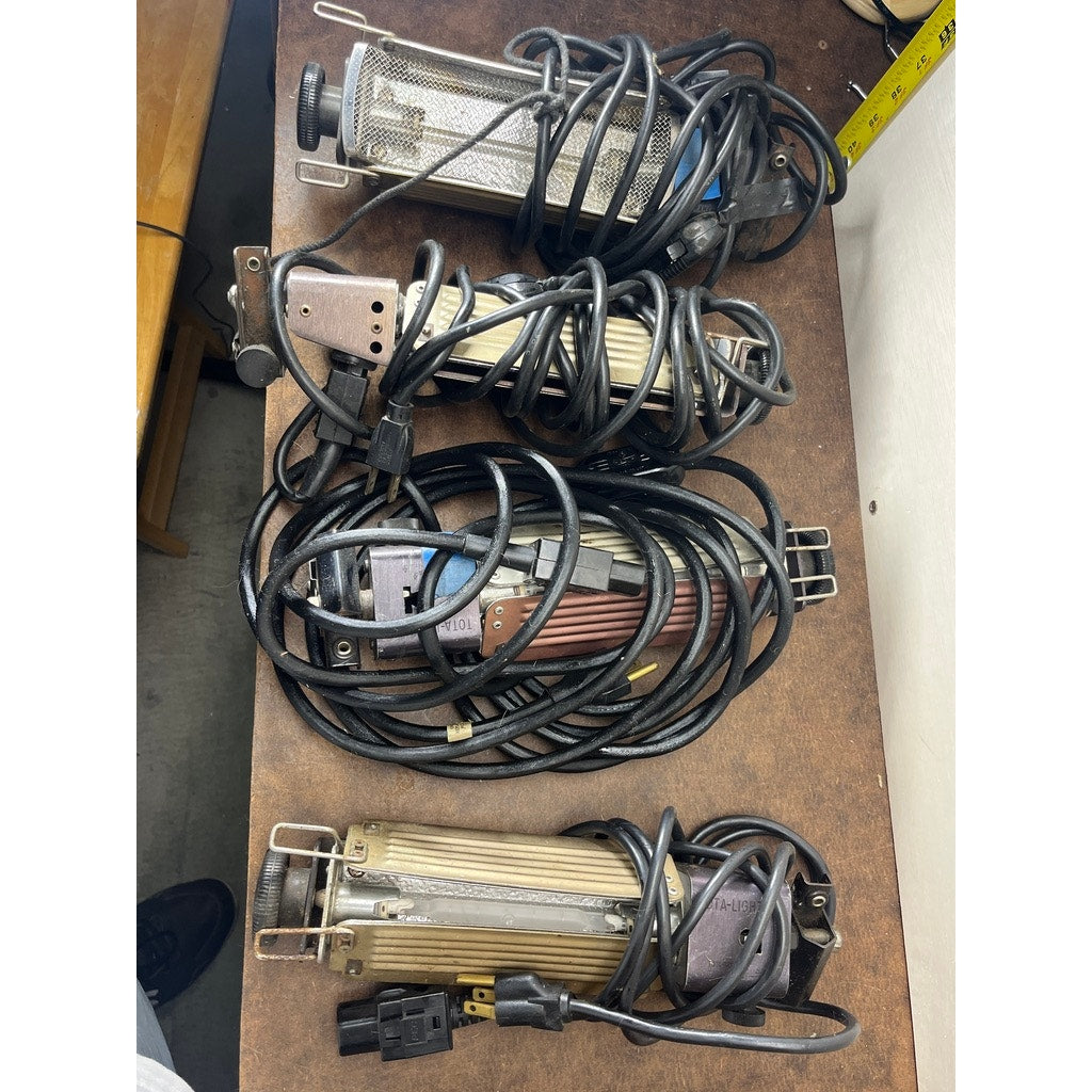 Lot of 4 Lowel Tota-Light Professional Studio Video Lights