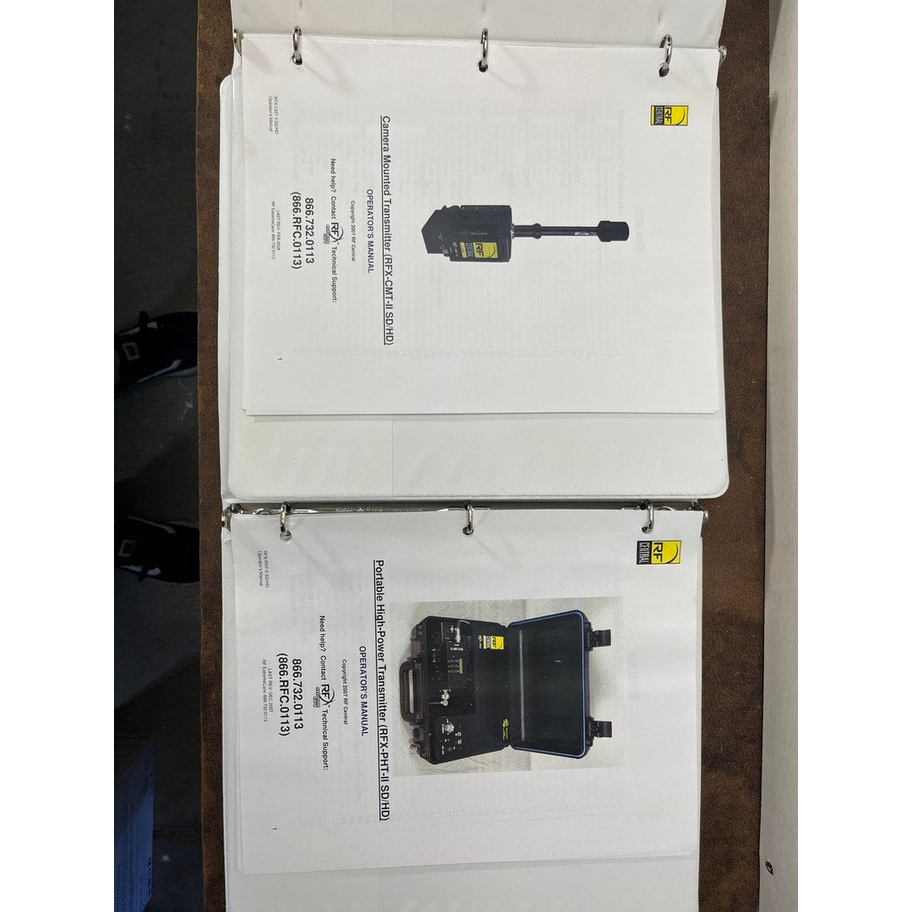RF Central RFX-PHT-II RFX-CMT-II 2GHz HD/SD Video TX RX Amp Kit