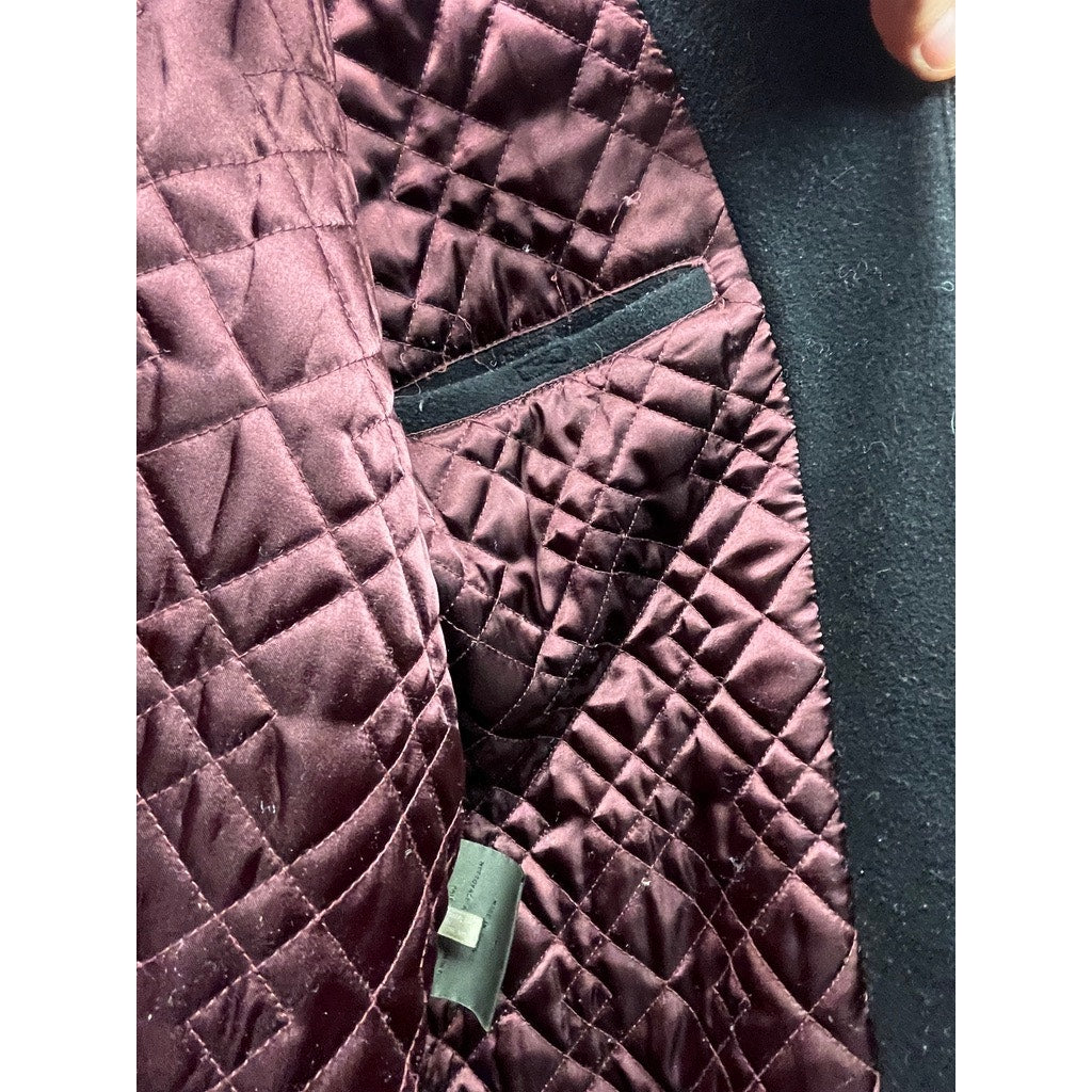 Marc New York Andrew Marc Black Quilted Lined Coat Mens XL