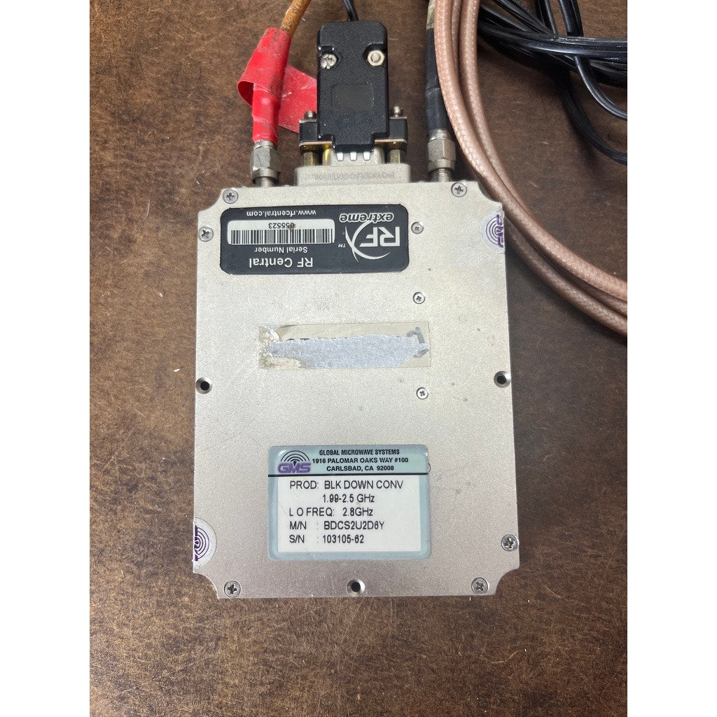 RF Central Extreme Block Down Converter 1.99-2.5GHz Cable Bundle TESTED!
