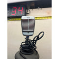 Vintage Shure Brothers Model 51 Dynamic Microphone Desk Stand Cable