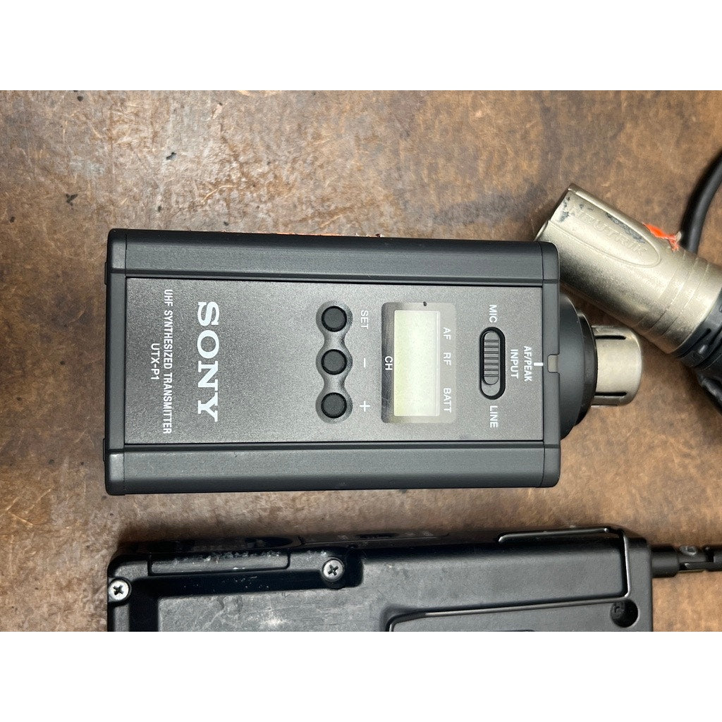 Sony UWP URX-P2 UTX-B2 UTX-P1 UHF Wireless Mic Set Tested