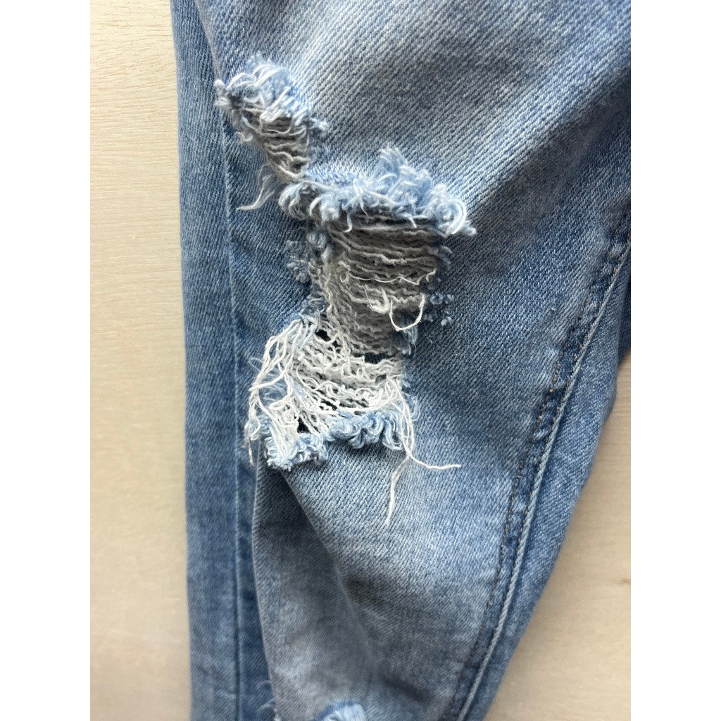 Wax Jean Butt I Love You Womens 1/25 Distressed Skinny Jeans