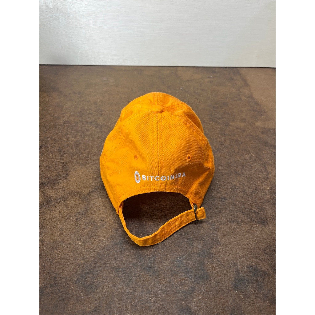 BitcoinIRA Orange Make Money Great Again Adjustable Baseball Cap Hat