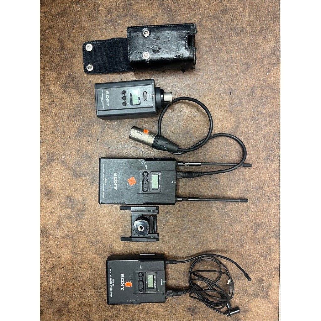 Sony UWP URX-P2 UTX-B2 UTX-P1 UHF Wireless Mic Set Tested