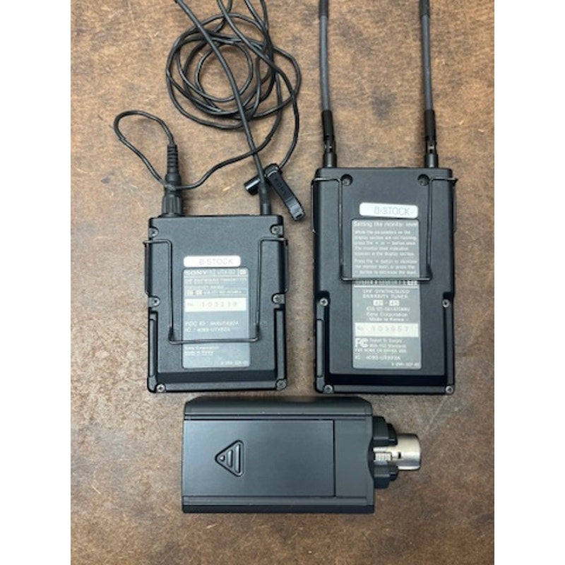 Sony UWP URX-P2 UTX-B2 UTX-P1 Wireless Mic Set Tested