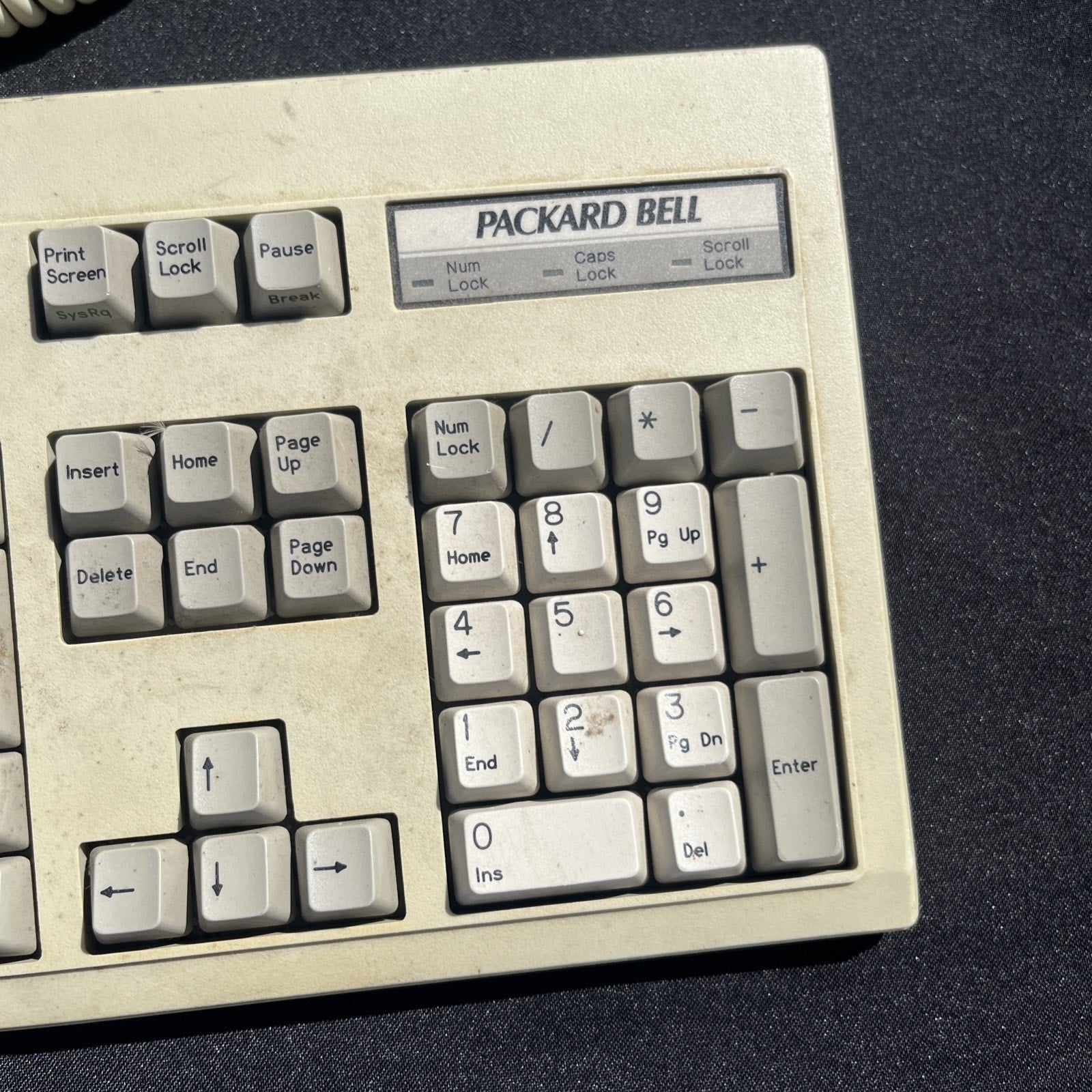 Vintage Packard Bell BTC 5339 Keyboard AT DIN Retro PC Computer Mechanical