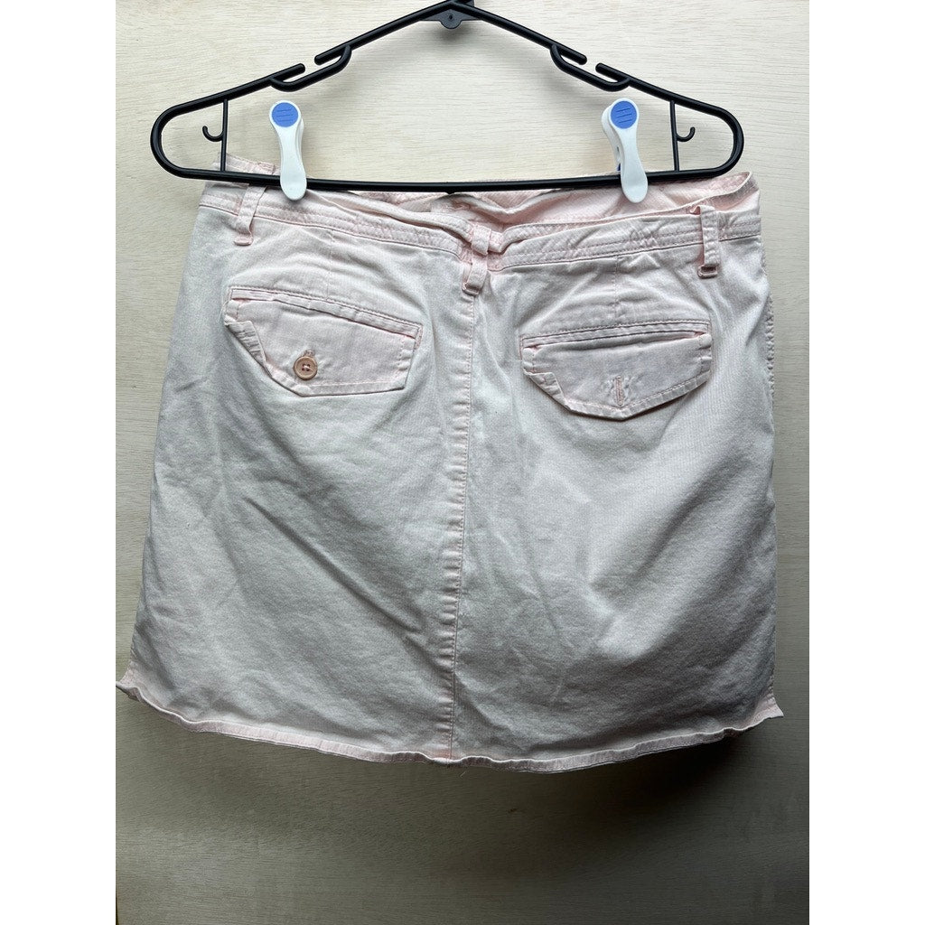 Gloria Vanderbilt Womens Pale Pink Casual Mini Skirt