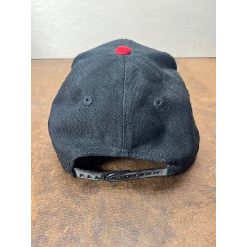 Concord American Little League Black Red Snapback Baseball Cap Hat
