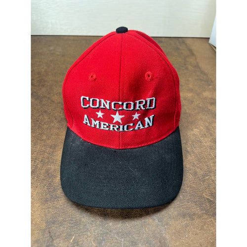 Concord American Little League Red Black Snapback Baseball Cap