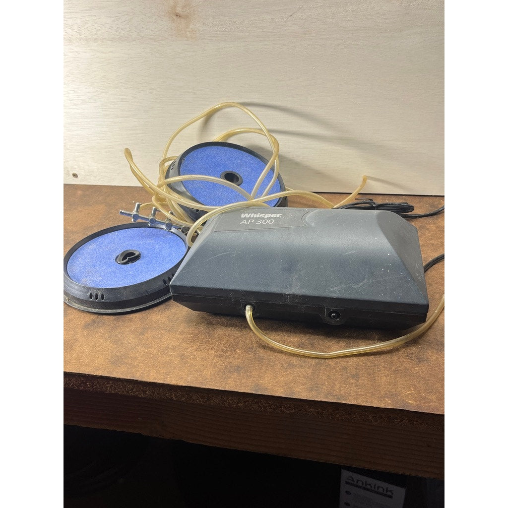 Tetra Whisper AP300 Aquarium Air Pump with Air Stones Tubing