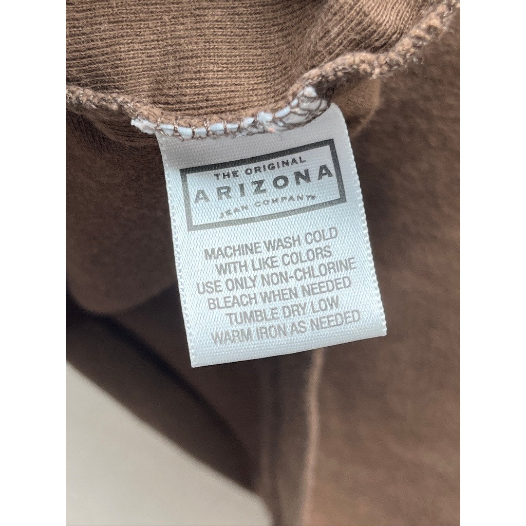 Arizona Jean Company Womens Brown V-Neck T-Shirt Size S