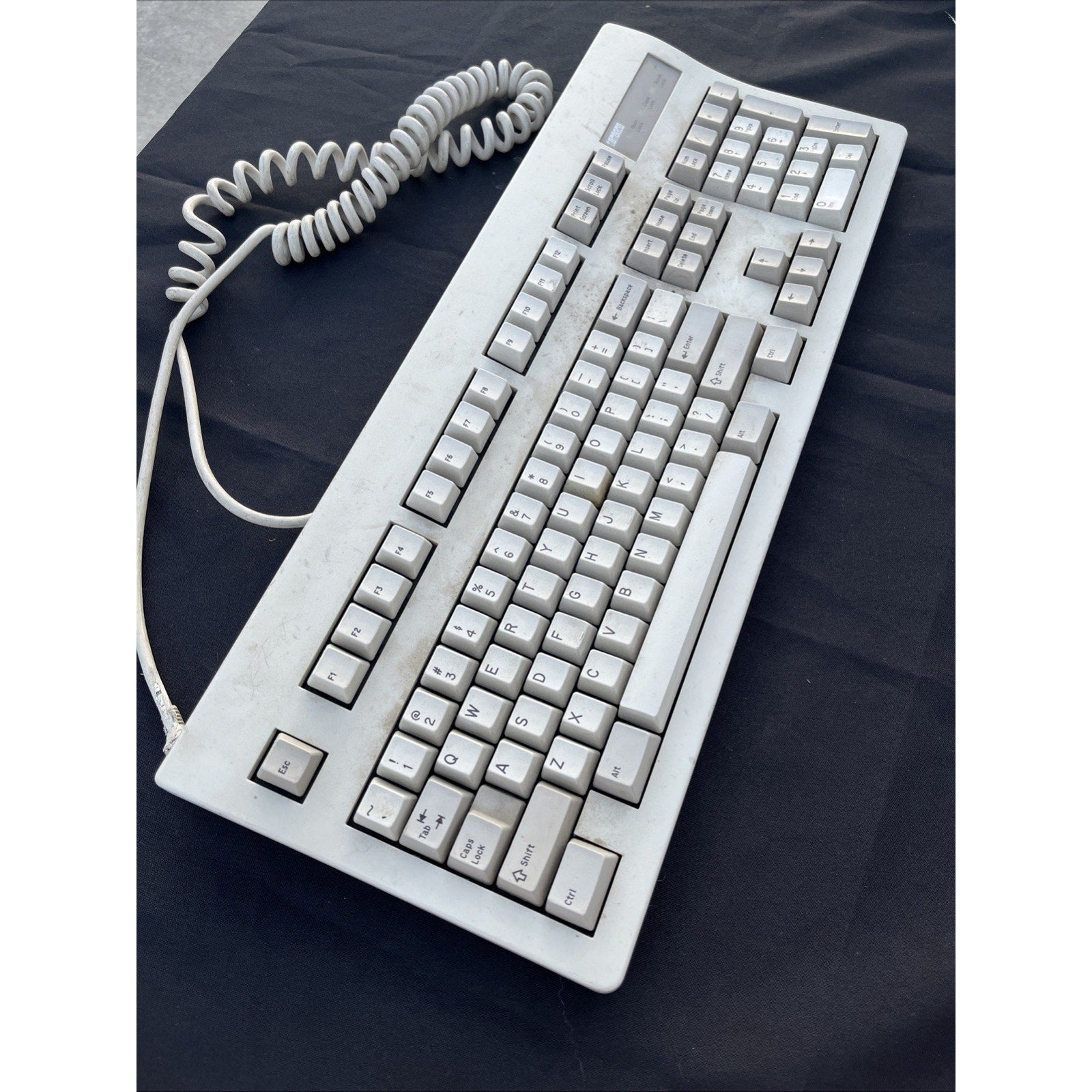 Digital PCXAL-AA Vintage Keyboard Mechanical Style Coiled Cable Made In Mexico