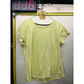 Boden Womens Yellow Green Short Sleeve Cotton T-Shirt Size L