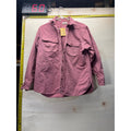 Vintage LL Bean Chamois Cloth Shirt Womens L Pink Made USA