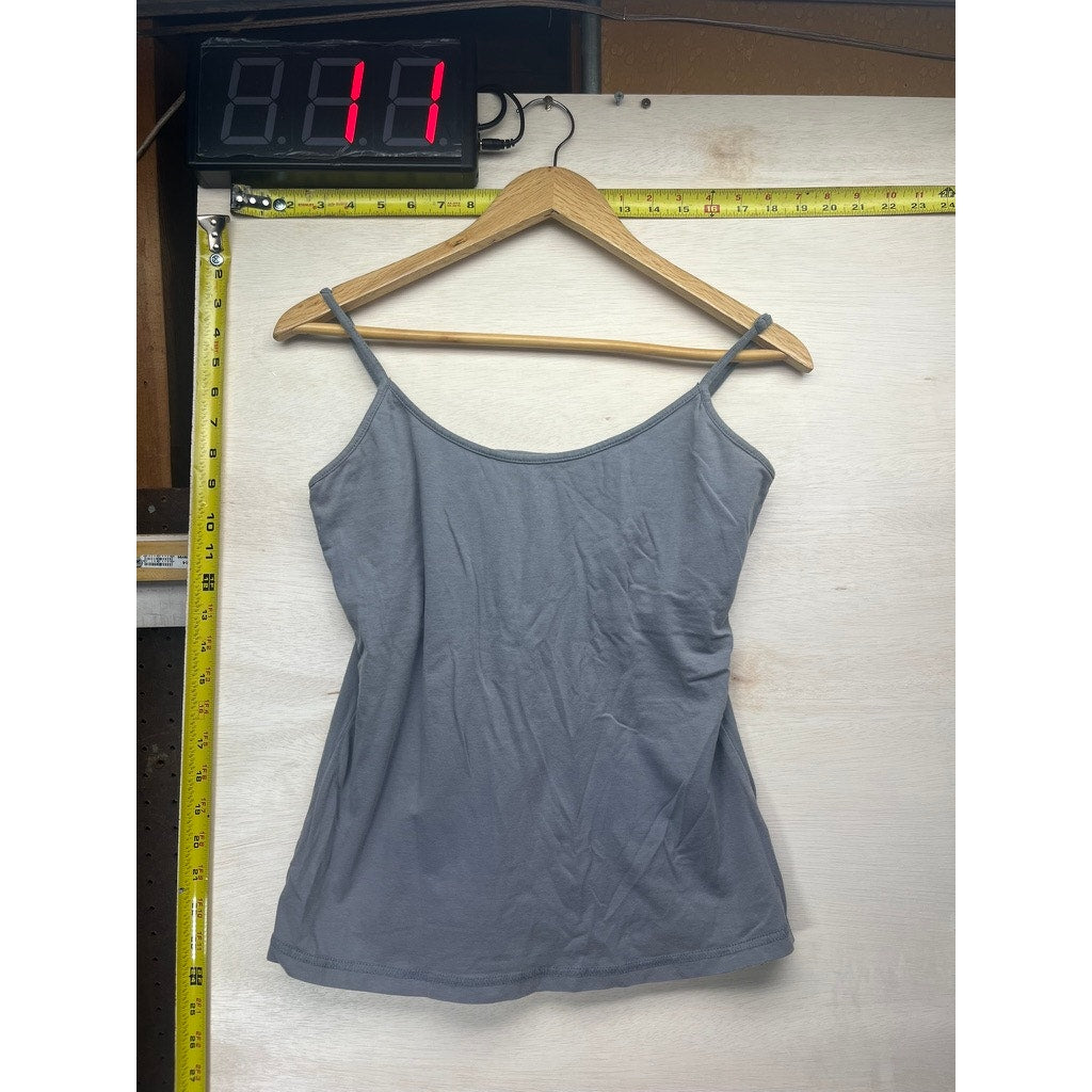 Route 66 Womens L Gray Spaghetti Strap Cami Tank Top