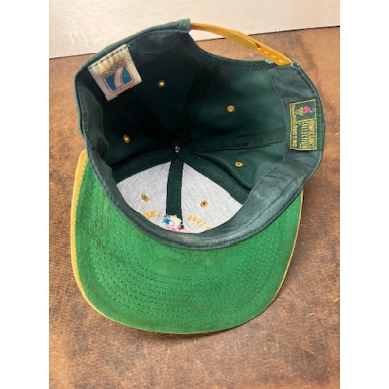 Vintage Atlanta 1996 Olympics The Game Green Gold Snapback Cap